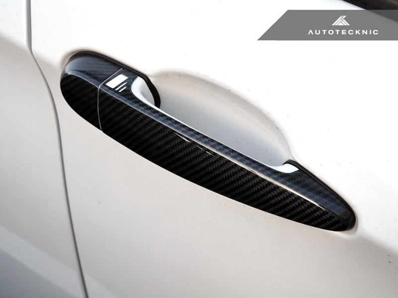 AutoTecknic Dry Carbon Fiber Door Handle Trims - F87 M2 | M2 Competition