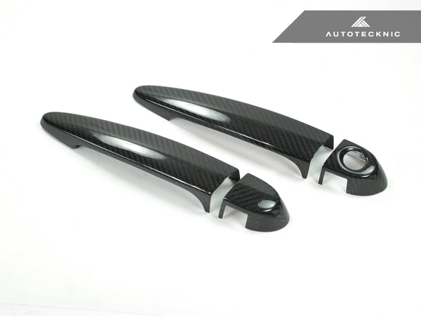 AutoTecknic Dry Carbon Fiber Door Handle Trims - E70 X5M | E70 X5