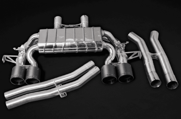 Capristo Valved Exhaust with Middle-Silencer Delete & Carbon Tips OE Actuators - BMW G80 M3 | G82 M4