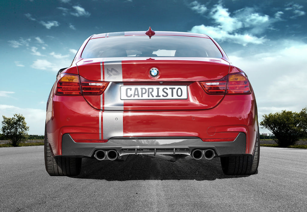 Capristo Rear Skirt Apron/ Diffuser - BMW F32/ F33/ F36 428i/ 435i