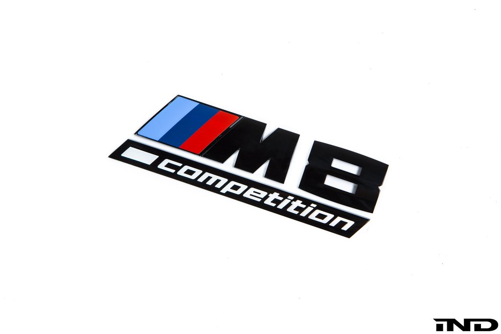 BMW Competition Gloss Black Trunk Emblem - F92 M8