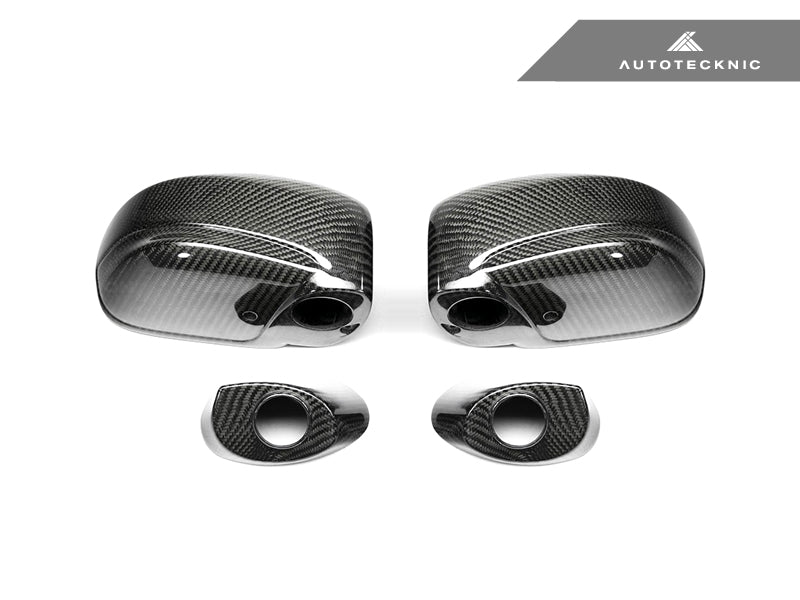 AutoTecknic Replacement Dry Carbon Mirror Covers - Nissan R35 GT-R