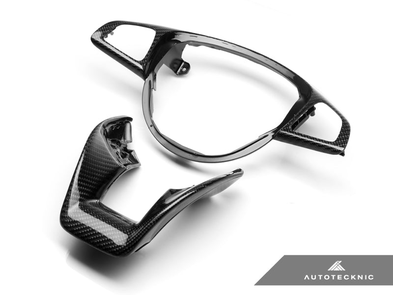 AutoTecknic Carbon Fiber Steering Wheel Trim - Mercedes-Benz Various AMG Vehicles - AutoTecknic USA