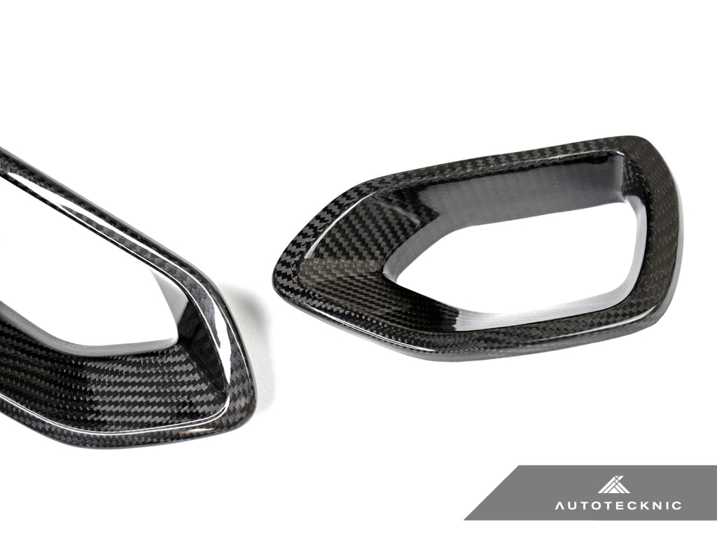 AutoTecknic Dry Carbon Grille Snorkel Set - Dodge Charger SRT Scat Pack 2015-2021