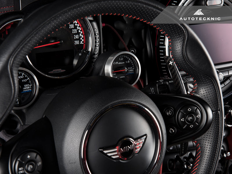 AUTOTECKNIC カーボン/アルカンターラステアリング  F82他 AutoTecknic Dry Carbon Battle Version Shift Paddles - BMW F87 M2
