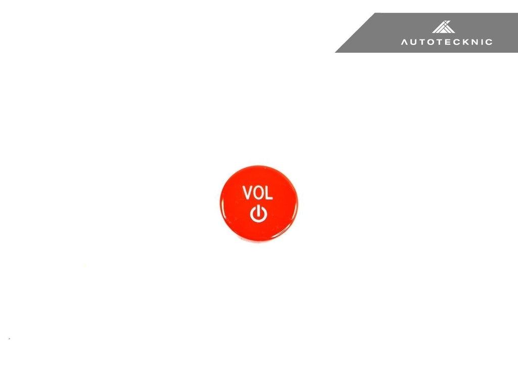 AutoTecknic Bright Red Audio Volume Button - F97 X3M | F98 X4M LCI