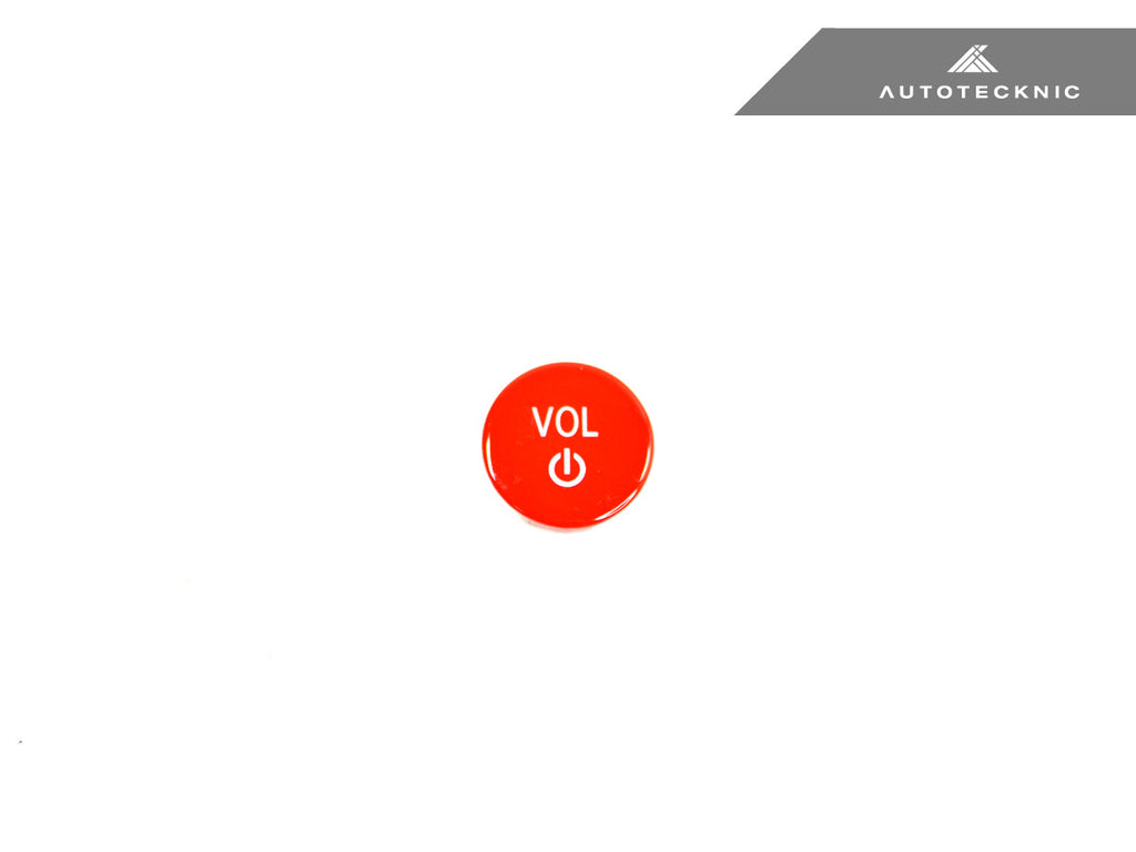 AutoTecknic Bright Red Audio Volume Button - G87 M2