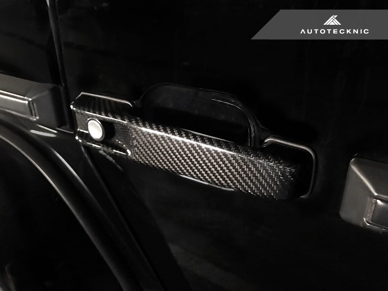 AutoTecknic Dry Carbon Fiber Door Handle Trims - Mercedes-Benz W464 G-Class - AutoTecknic USA