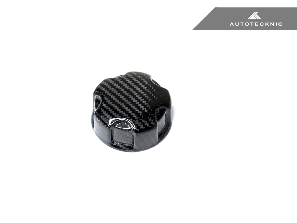 AutoTecknic Dry Carbon Charge Cooler Tank Cap Cover - F87 M2 Competition / M2 CS