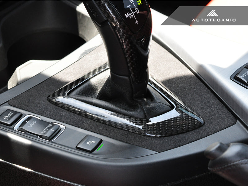 AutoTecknic Carbon Alcantara Shift Console Trim - F87 M2 | F20 1-Series | F22 2-Series - AutoTecknic USA