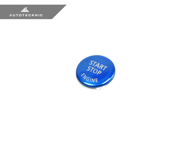 AutoTecknic Royal Blue Start Stop Button - E9X M3 | 3-Series - AutoTecknic USA