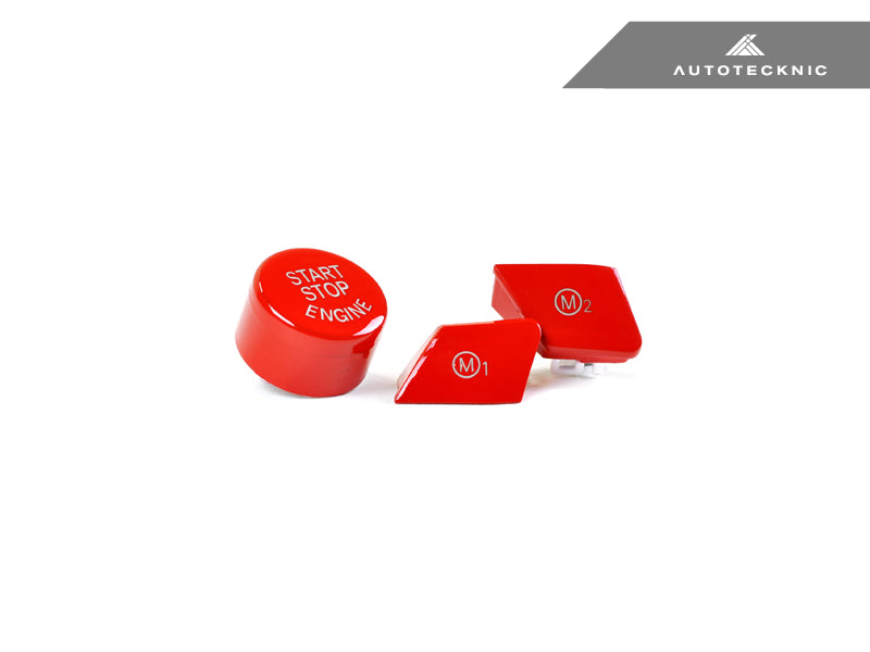 AutoTecknic Bright Red M1/ M2 Button Set - F06/ F12/ F13 M6