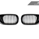 AutoTecknic Glazing Black Front Grille Set - BMW E46 3-Series LCI Sedan (2002-2005)
