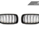 AutoTecknic Dual-Slats Carbon Fiber Front Grille Set - BMW F10 5-Series | M5