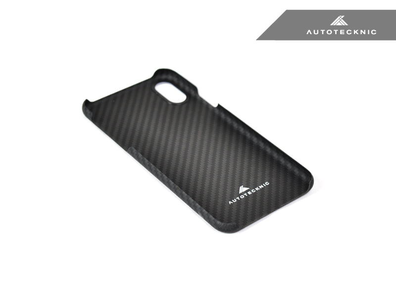 AutoTecknic Dry Carbon iPhone Cover - iPhone XS - Matte Finish