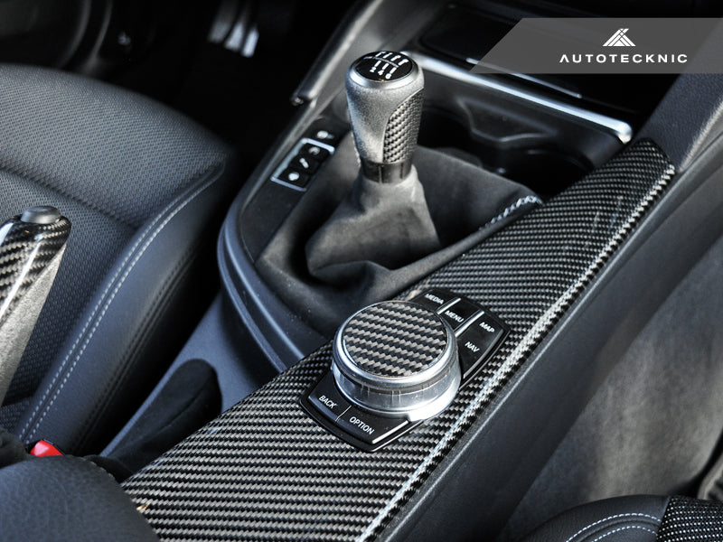 AutoTecknic Carbon I-Drive Touch Controller Cover - BMW F-Chassis & G-Chassis 2014-Up - AutoTecknic USA