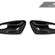 AutoTecknic Dry Carbon Interior Door Handle Trim Set - BMW E82 1M | 1-Series