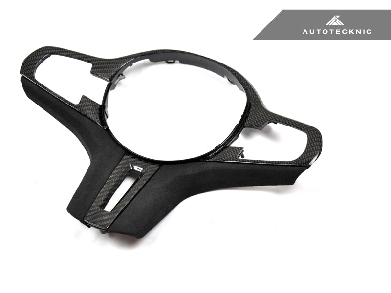 AutoTecknic Carbon Alcantara Steering Wheel Trim - G11/ G12 7-Series