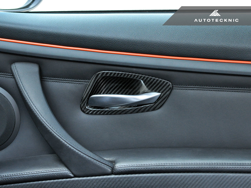 AutoTecknic Dry Carbon Interior Door Handle Trims - E92 3-Series & M3 | E93 3-Series & M3