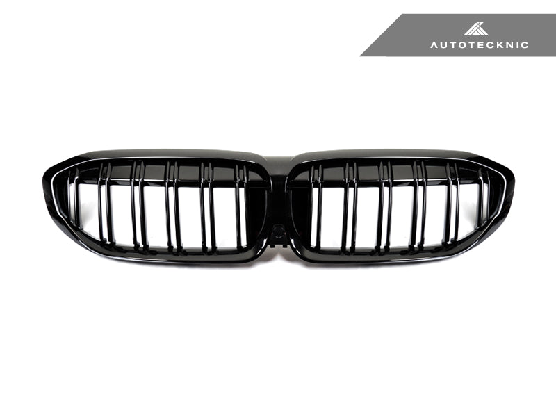 AutoTecknic Dual-Slats Glazing Black Front Grilles - G20 3-Series