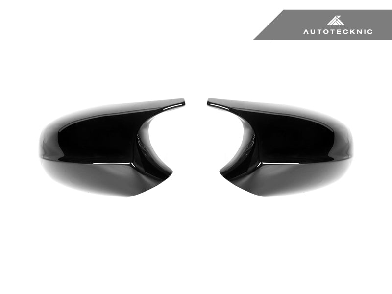 Pair Black Look Side Mirror Cover Cap For BMW E90 E91 E92 E93 PRE-LCI 05-07  R