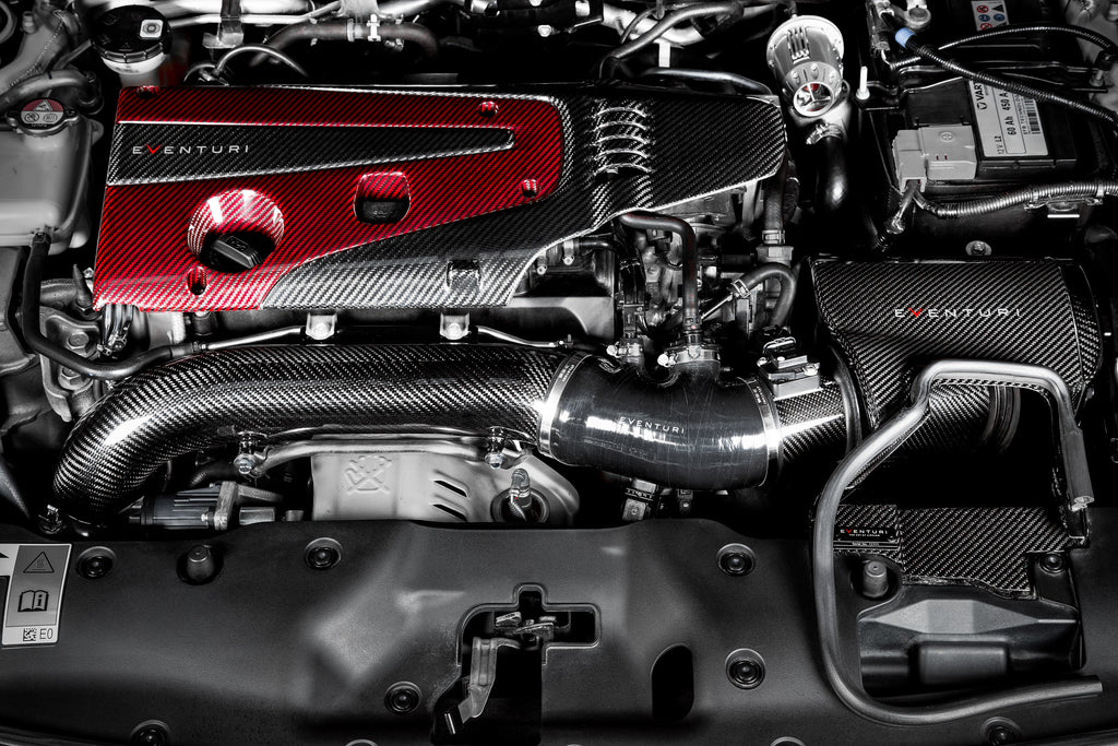 Eventuri Carbon Kevlar Engine Cover - FK8 Civic Type R