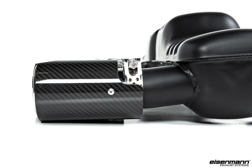 Eisenmann Black Series Performance Exhaust + Carbon Tip Set - Valved - F87 M2 Competition