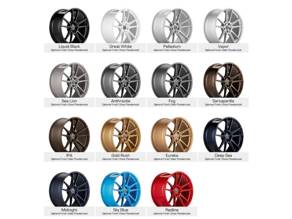 HRE FF04 19 Inches FlowForm Wheel Set - BMW E82 1-Series