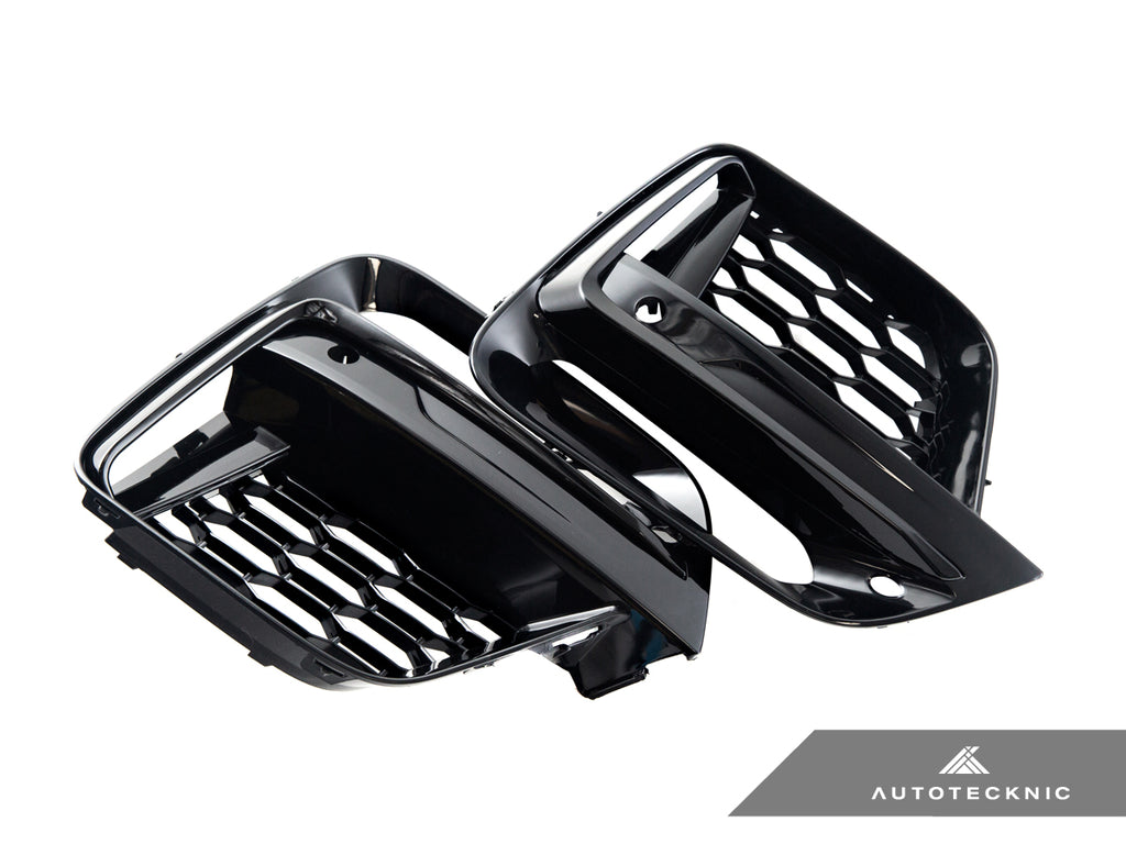AutoTecknic Gloss Black Lower Grille Trim Set - G01 X3 | G02 X4 M40I Pre-LCI