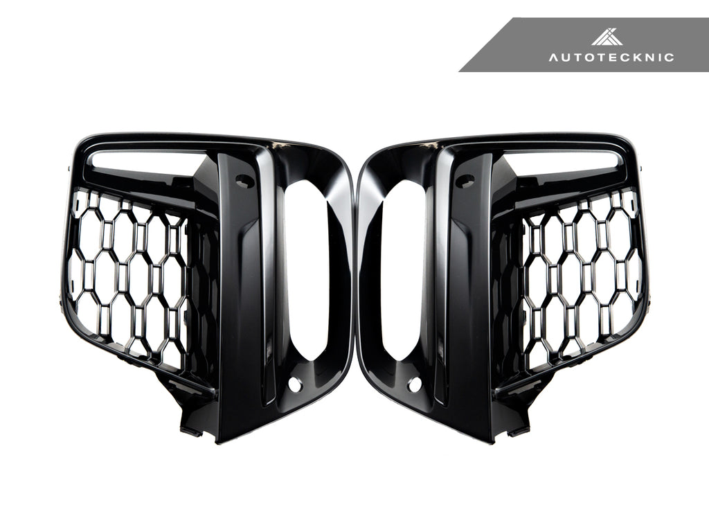 AutoTecknic Gloss Black Lower Grille Trim Set - G01 X3 | G02 X4 M40I Pre-LCI