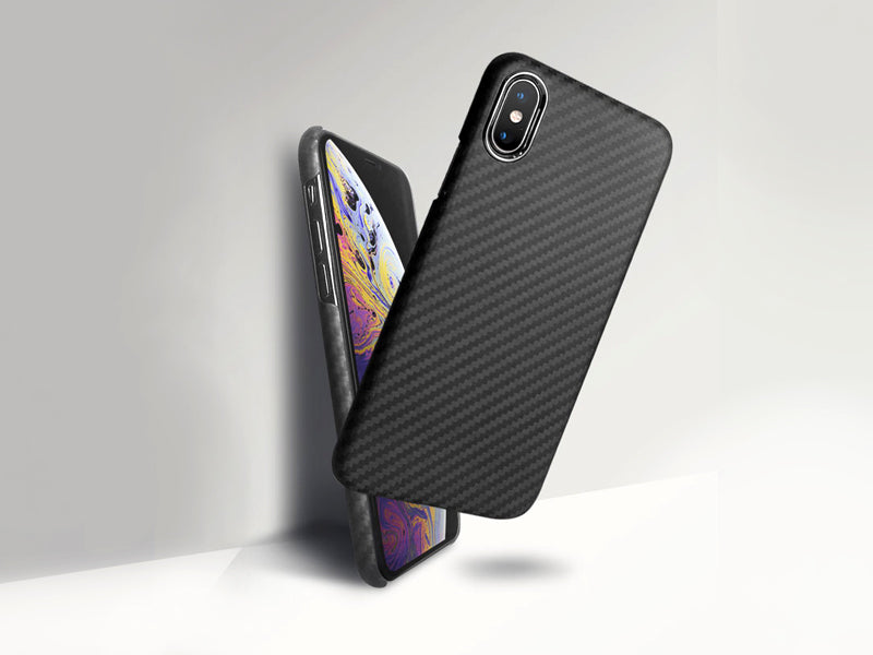 AutoTecknic Dry Carbon iPhone Cover - iPhone XS - Matte Finish