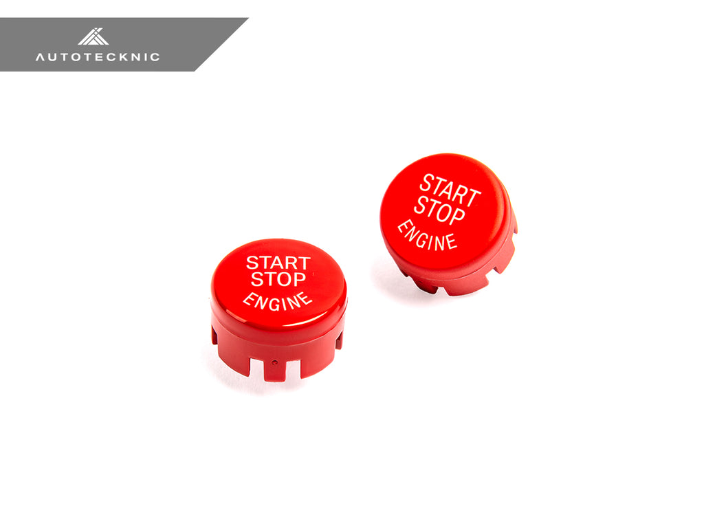 AutoTecknic Bright Red Start Stop Button - F10 M5 | F06/ F12/ F13 M6 - AutoTecknic USA