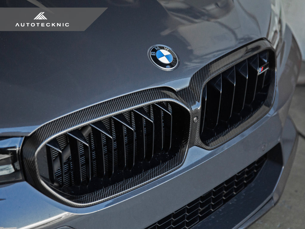 AutoTecknic Replacement Dry Carbon Grille Surround - F90 M5 LCI
