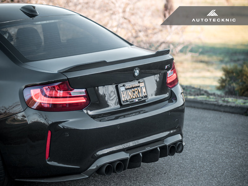 AutoTecknic Dry Carbon Fiber Competition Trunk Spoiler - F87 M2, F22  2-Series