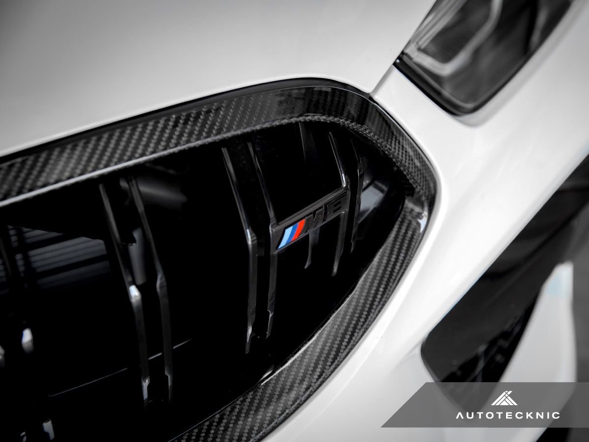 thumbnail image 2 of AutoTecknic Gloss Carbon Fiber Grille For 2012-2018 BMW F06 / F12 / F13 6-Series & M6 – Front Replacement 2 of 3