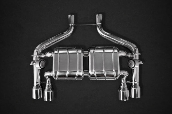 Capristo ECE Valved Exhaust with Mid-Silencer Spare Pipes & Stainless Tips CES3 - BMW F87 M2