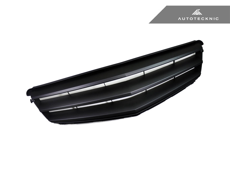 AutoTecknic Replacement Stealth Black Front Grille - Mercedes Benz W204 C-Class Sedan (2008-2013) - AutoTecknic USA