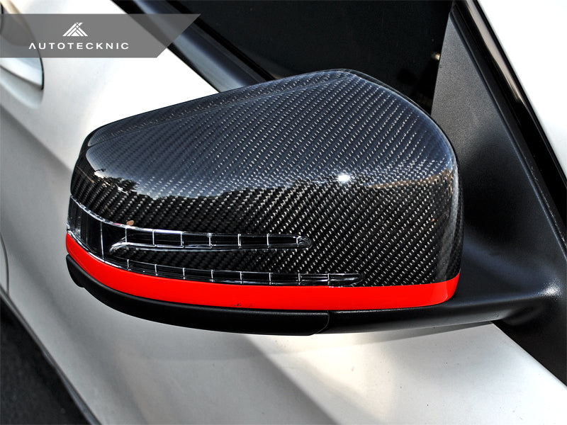AutoTecknic Replacement Carbon Mirror Covers - Mercedes-Benz A / B