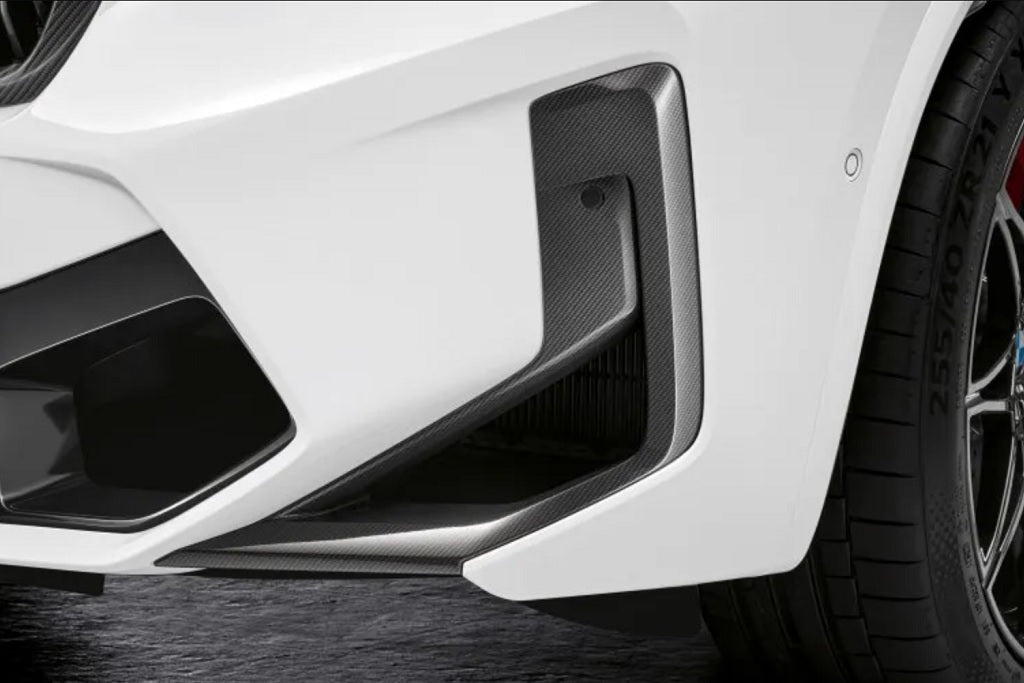 BMW M Performance Carbon Front Bumper Side Grille Set - F97 X3M | F98 X4M LCI