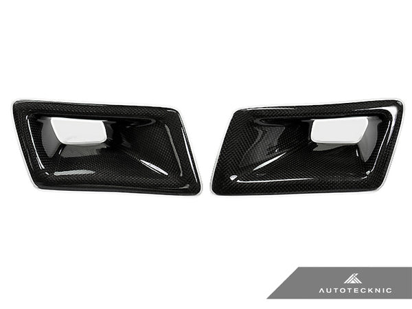AutoTecknic Carbon Fiber Dual Air Ducts - Nissan 350Z 07-09