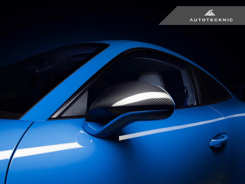 AutoTecknic Dry Carbon Sport Design Mirror Covers - Porsche 991 Turbo | GT3 | GT4