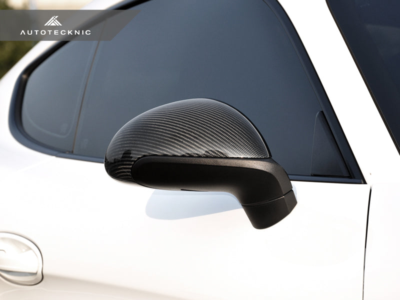AutoTecknic Replacement Carbon Fiber Mirror Covers - Porsche 991 Carrera | 981 Cayman / Boxster