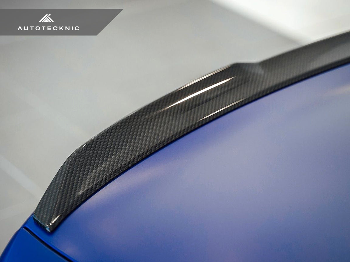 Dry Carbon Rear Trunk Spoiler Autoclave Carbon Fiber Deck Wing