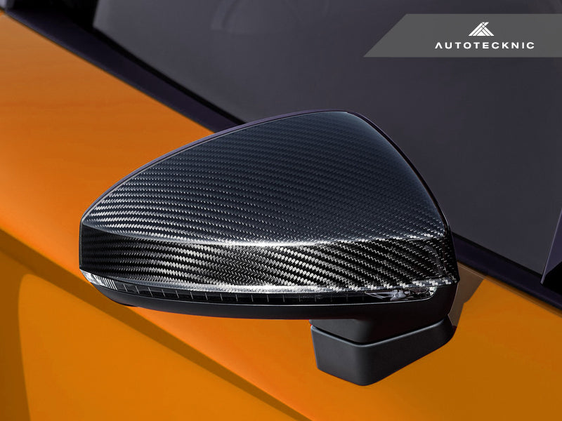 AutoTecknic Replacement Carbon Mirror Covers - Audi 8S MK3 TT/ TTS 15-17 | 4S MK2 R8 16-18
