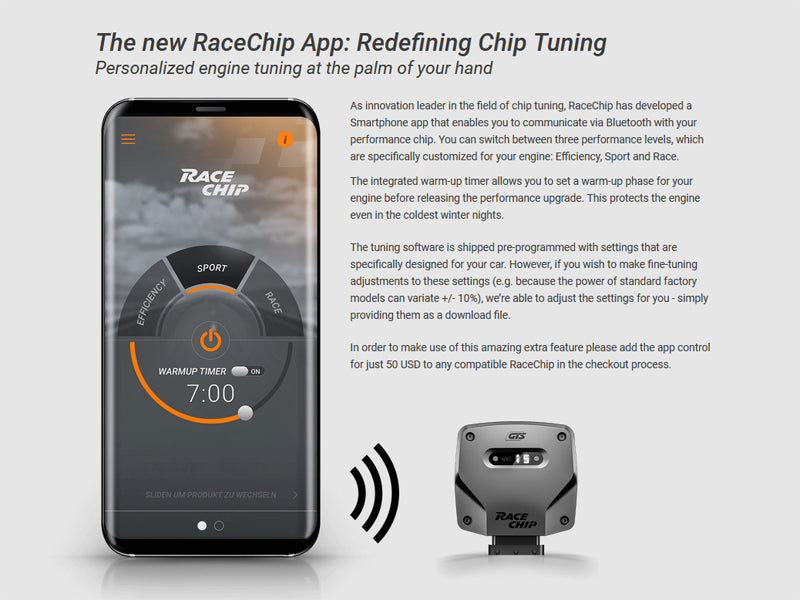 The mobile app for BMW tuning.