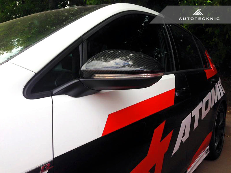 AutoTecknic Replacement Carbon Mirror Covers - Volkswagen Golf R/ Golf GTI MK7 Pre-Facelift