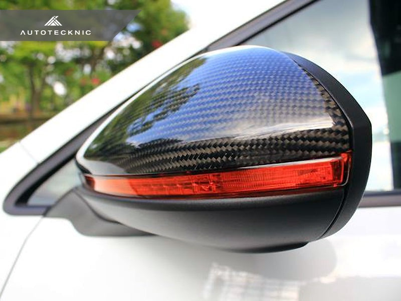 For VW Golf 7 Black Mirror Cover Rearview Side Mirror Cap S Line