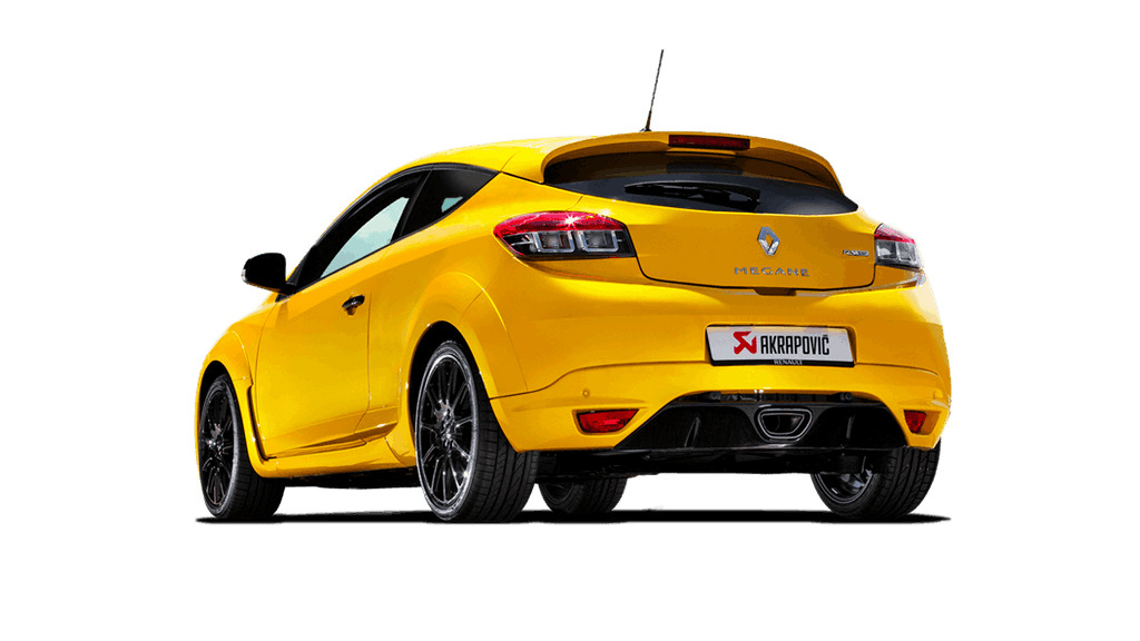 Akrapovic Evolution Titanium Exhaust System with Carbon Tail Pipe Set - Renault Megane Coupe RS