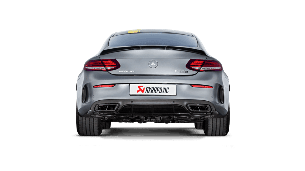 Akrapovic Evolution Titanium Exhaust System with Carbon Tips - C205 C63 AMG Coupe