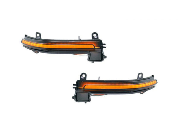 thumbnail image 2 of AUXITO Dynamic Smoked LED Side Mirror Turn Signals For BMW F30 F31 F35 F80 3 Series 2 of 5